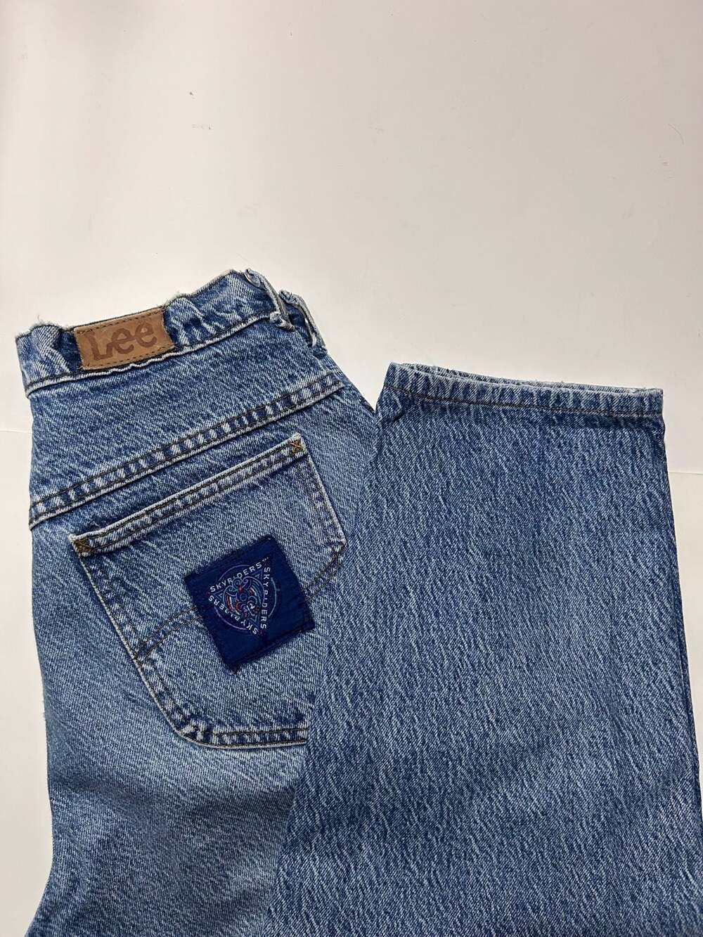 Vintage 80s Union Made Lee Skyriders Women's High Waist Tapered Mom Jeans
